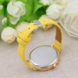 Floral Gold Wrist Watch